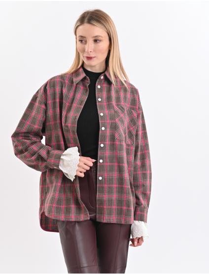 Картинка Сорочка темно-коричнева