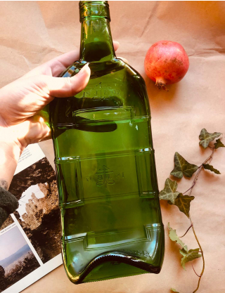 Картинка Пляшка тарілка форми "Becherovka"