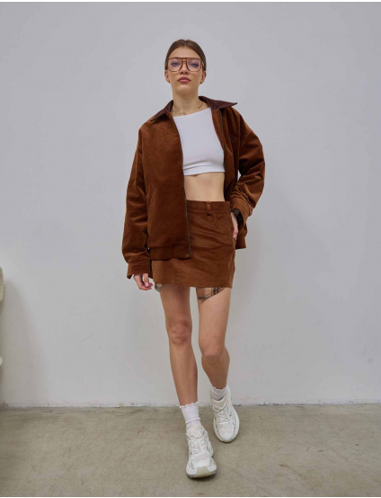 Картинка Спідниця міні помаранчева