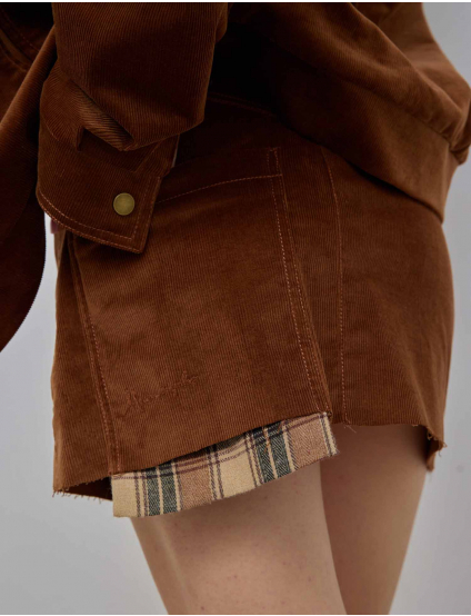 Картинка Спідниця міні помаранчева