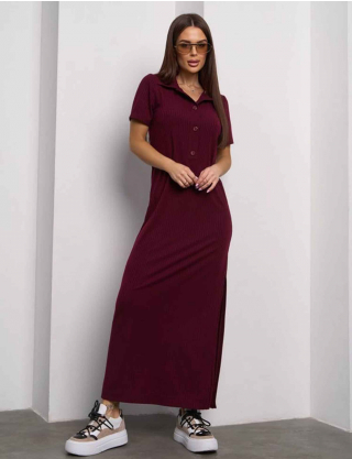 Картинка Сукня максі бордова