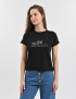 Картинка Футболка чорна з принтом