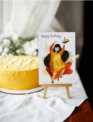 Картинка Листівка "Happy Birthday"