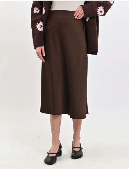 Картинка Спідниця темно-коричнева