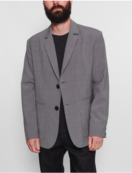 Картинка Піджак чоловічий однобортний світло-сірий
