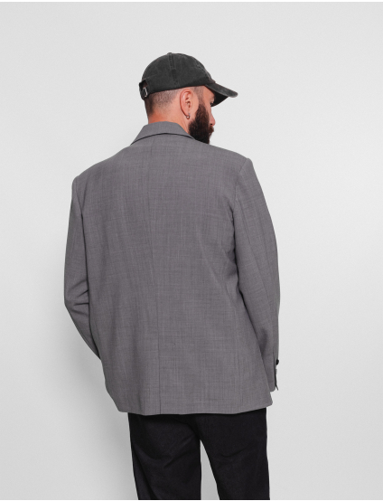 Картинка Піджак чоловічий однобортний світло-сірий