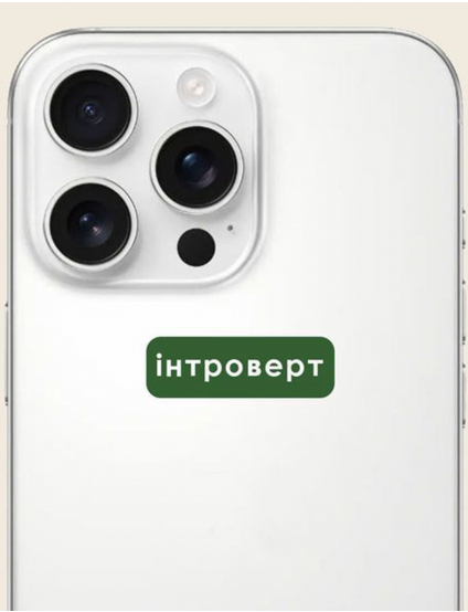 Картинка Наліпка "Інтроверт"
