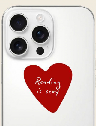 Картинка Наліпка "Reading is sexy"