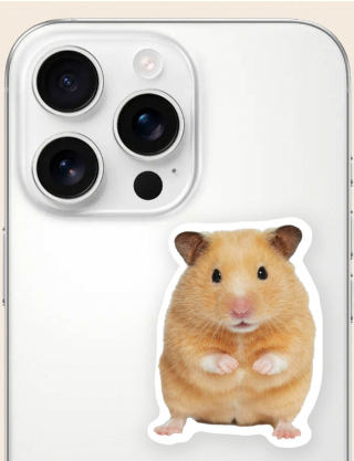 Картинка Наліпка "Hamster"