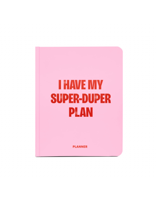 Картинка Планер «I HAVE MY SUPER-DUPER PLAN» рожевий