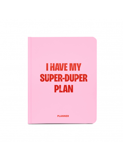Картинка Планер «I HAVE MY SUPER-DUPER PLAN» рожевий