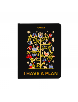 Картинка Планер «I HAVE A PLAN» з орнаментом