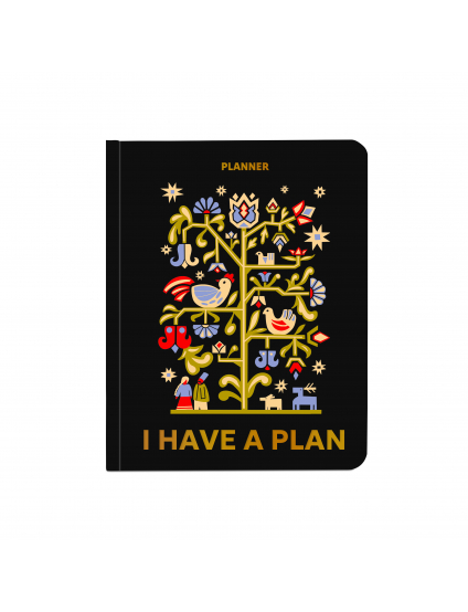 Картинка Планер «I HAVE A PLAN» з орнаментом