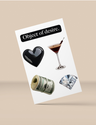 Картинка 3D стікер пак "Object of Desire"