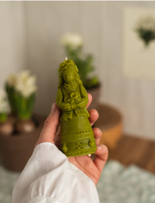 Картинка Свічка зелена