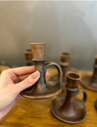 Картинка Підсвічник темно-коричневий