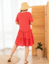 Картинка Сукня міді червона