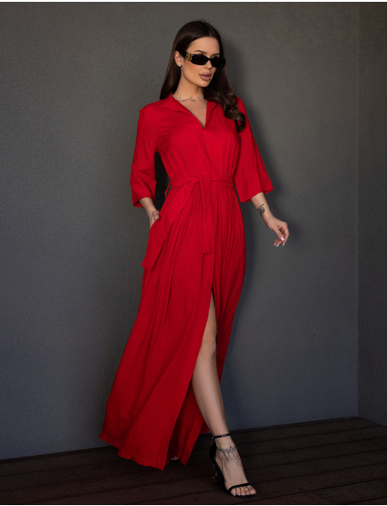 Картинка Сукня максі червона 