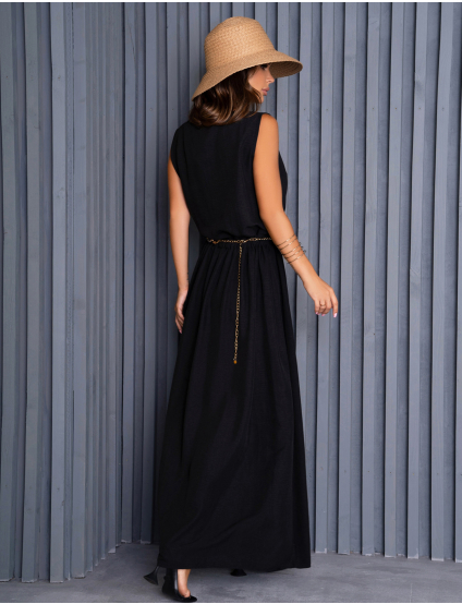 Картинка Сарафан максі чорний 
