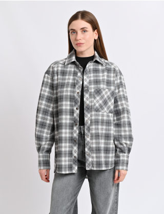 Картинка Сорочка світло-сіра