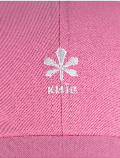 Картинка Кепка рожева з вишивкою