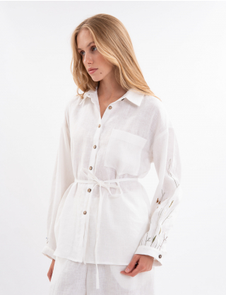 Картинка Сорочка біла з вишивкою 