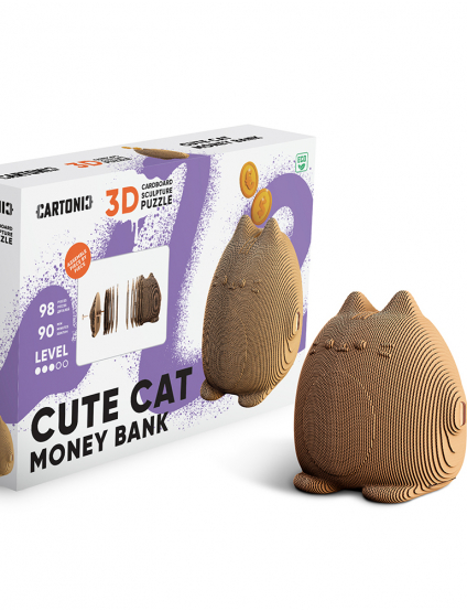 Картинка 3D-пазл  CUTE CAT MONEY BANK