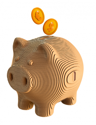Картинка 3D-пазл PIGGY MONEY BANK