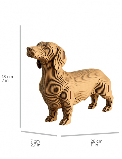 Картинка 3D-пазл DACHSHUND