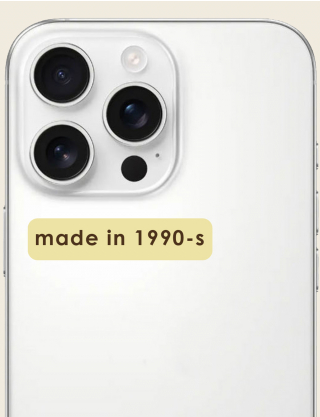 Картинка Об'ємний стікер "Made in 1990-s"