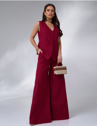 Картинка Костюм бордовий 