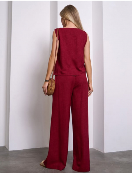 Картинка Костюм бордовий 