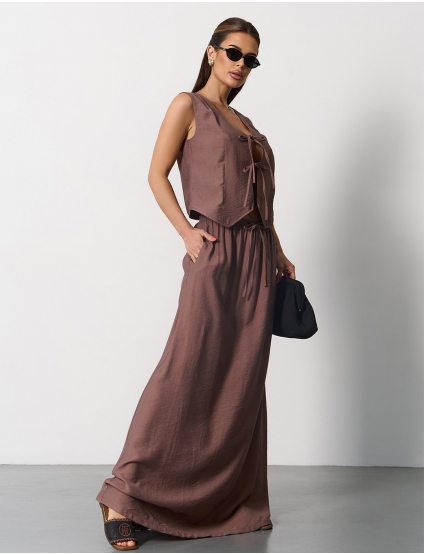 Картинка Костюм коричневий 