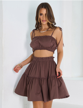 Картинка Костюм коричневий 