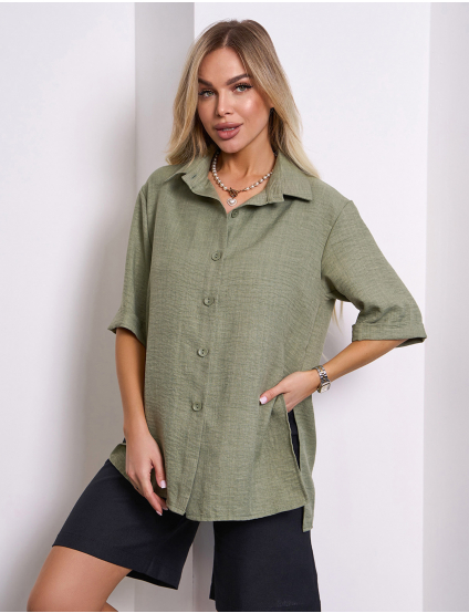 Картинка Сорочка світло-зелена 