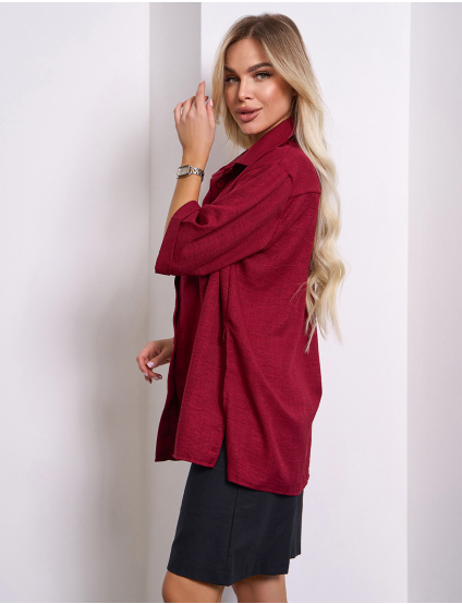 Картинка Сорочка бордова 