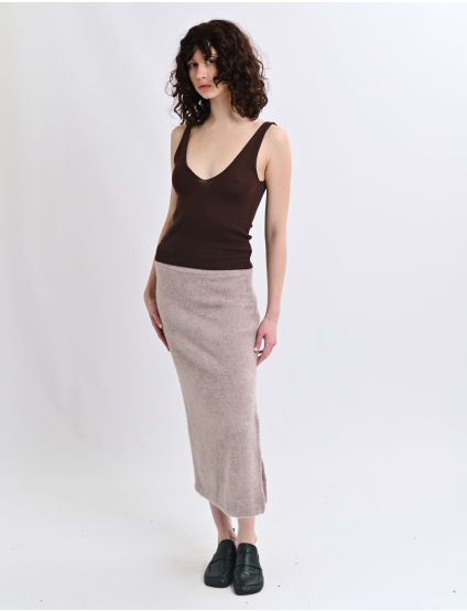 Картинка Майка коричнева 