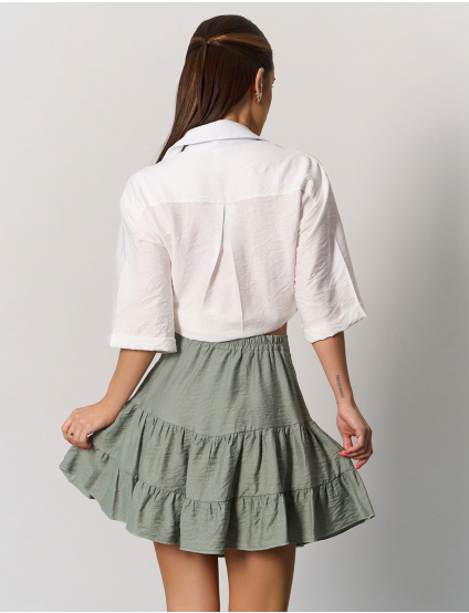 Картинка Спідниця міні світло-зелена 