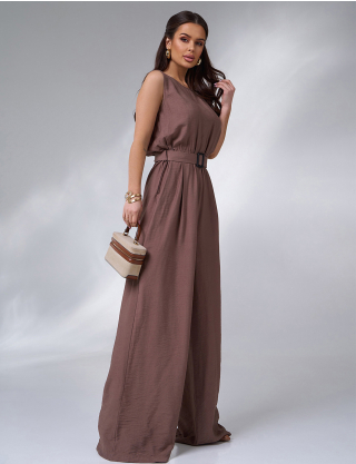 Картинка Комбінезон коричневий 