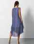 Картинка Сарафан міді синій з принтом 