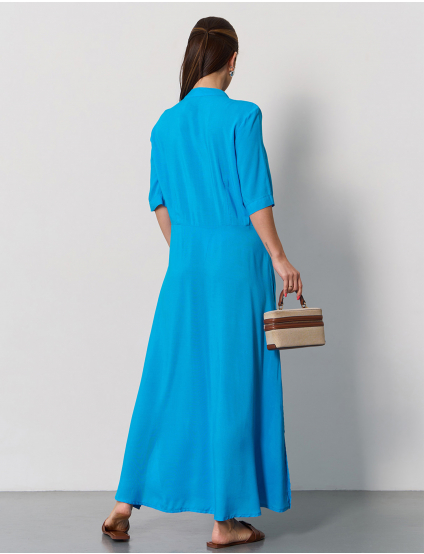 Картинка Сукня максі блакитна 