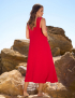 Картинка Сарафан міді червоний 
