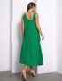 Картинка Сарафан міді зелений 
