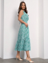 Картинка Сукня максі зелена з принтом 