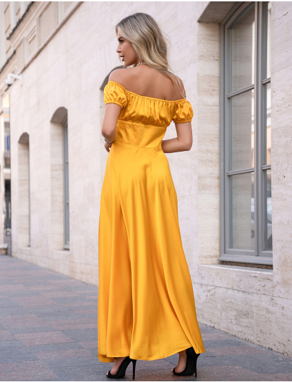 Картинка Сукня максі помаранчева 