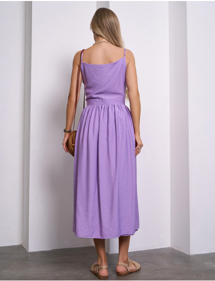 Картинка Сарафан максі бузковий