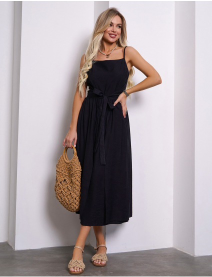 Картинка Сарафан максі чорний 