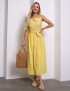 Картинка Сарафан максі жовтий