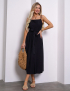 Картинка Сарафан максі чорний 