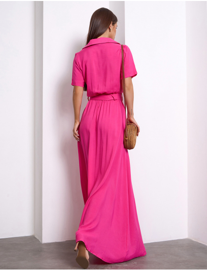 Картинка Сукня максі рожева 